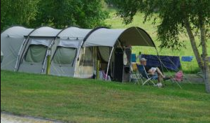 Camping Colombres zona de acampada